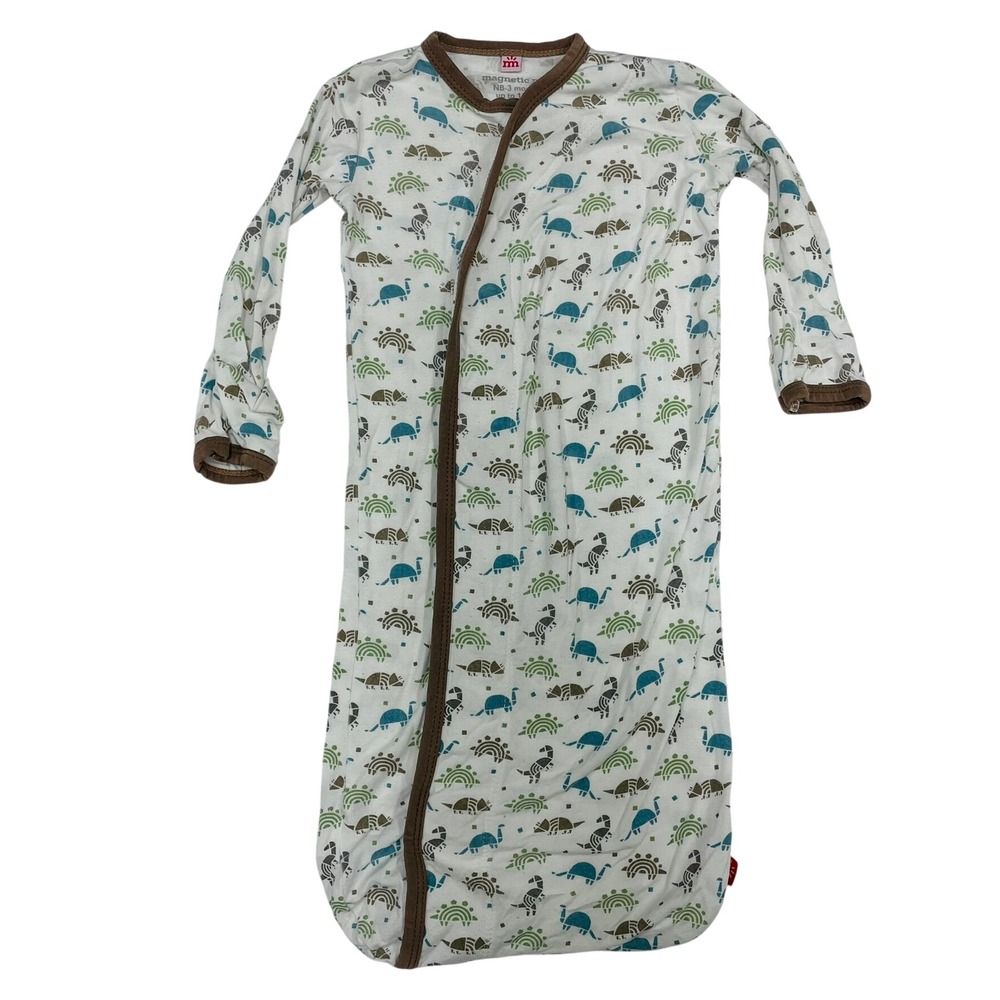 Magnetic Me Sleep Sack White Dinosaur Print Baby Unisex NB-3M